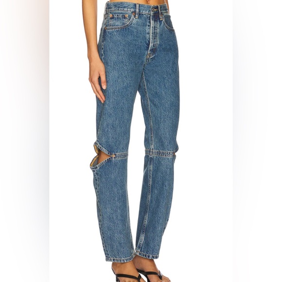 Still Here Cowgirl Women's Blue Straight Leg Jeans - Picture 11 of 11